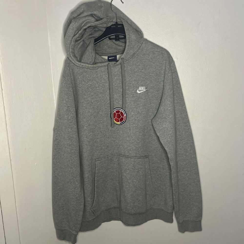 Vintage Y2K Nike Colombiana Center Soccer Swoosh Pullover Hoodie Men's‎ Large